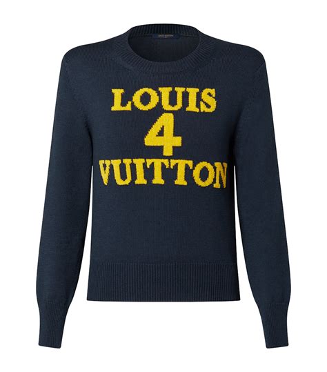 blue and yellow louis vuitton sweater|louis vuitton sweater women's.